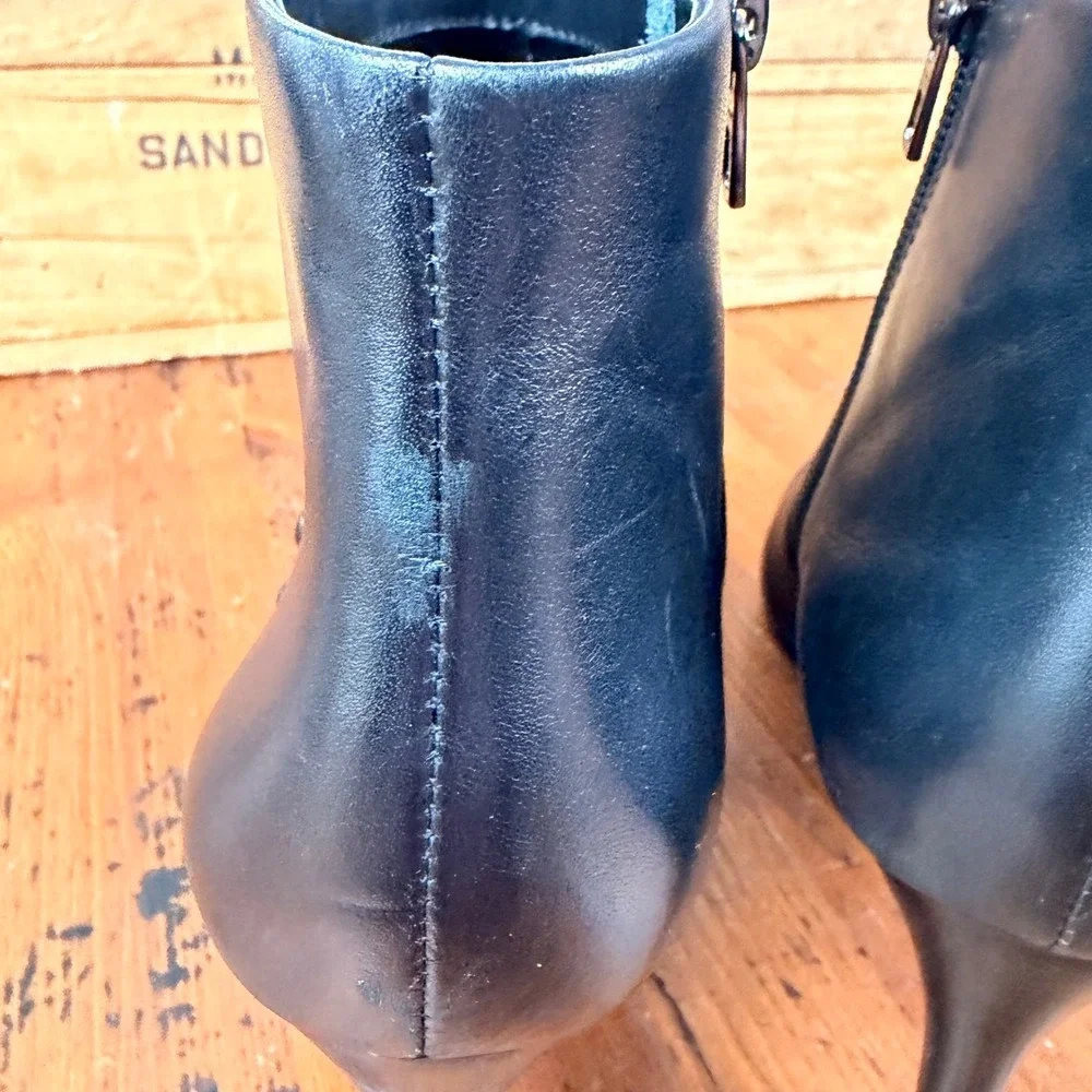 Coach black leather